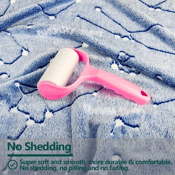 Glow in The Dark Throw Blanket Soft Cozy Flannel Fleece Blanket 50 x 60 Inches - Picture 5 of 9